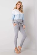 Spodnie Komplet Model RV-KMPL-5971.05 White/Blue - Rue Paris Rue Paris Spodnie Komplet Model RV-KMPL-5971.05 White/Blue - Rue Paris Rue Paris