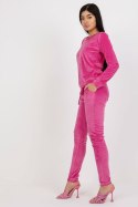 Spodnie Komplet Model RV-KMPL-6083.05 Pink - Rue Paris Rue Paris Spodnie Komplet Model RV-KMPL-6083.05 Pink - Rue Paris Rue Paris