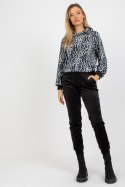 Spodnie Komplet Model WN-KMPL-2410-1.17 White/Black - Rue Paris Rue Paris Spodnie Komplet Model WN-KMPL-2410-1.17 White/Black - Rue Paris Rue Paris