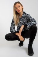 Spodnie Komplet Model WN-KMPL-2410-1.17 White/Black - Rue Paris Rue Paris Spodnie Komplet Model WN-KMPL-2410-1.17 White/Black - Rue Paris Rue Paris
