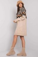Sukienka Model LC-SK-0098.37X Beige - Rue Paris Rue Paris Sukienka Model LC-SK-0098.37X Beige - Rue Paris Rue Paris