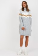 Sukienka Model LC-SK-0098.37X Grey - Rue Paris Rue Paris Sukienka Model LC-SK-0098.37X Grey - Rue Paris Rue Paris