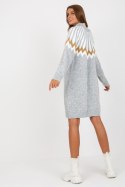 Sukienka Model LC-SK-0098.37X Grey - Rue Paris Rue Paris Sukienka Model LC-SK-0098.37X Grey - Rue Paris Rue Paris