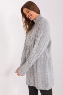 Sukienka Model LC-SK-1561.34X Grey - Rue Paris Rue Paris Sukienka Model LC-SK-1561.34X Grey - Rue Paris Rue Paris