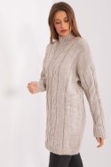 Sukienka Model LC-SK-1561.72P Beige - Rue Paris Rue Paris Sukienka Model LC-SK-1561.72P Beige - Rue Paris Rue Paris