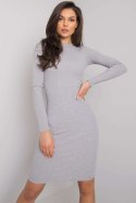 Sukienka Model RV-SK-5131.18P Grey - Rue Paris Rue Paris Sukienka Model RV-SK-5131.18P Grey - Rue Paris Rue Paris