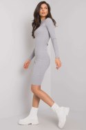 Sukienka Model RV-SK-5131.18P Grey - Rue Paris Rue Paris Sukienka Model RV-SK-5131.18P Grey - Rue Paris Rue Paris
