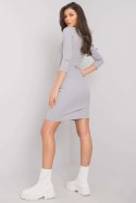 Sukienka Model RV-SK-5579.71 Grey - Rue Paris Rue Paris Sukienka Model RV-SK-5579.71 Grey - Rue Paris Rue Paris