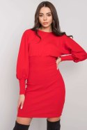Sukienka Model RV-SK-6079.65 Red - Rue Paris Rue Paris Sukienka Model RV-SK-6079.65 Red - Rue Paris Rue Paris