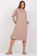 Sukienka Model RV-SK-7463.24X Beige - Rue Paris Rue Paris Sukienka Model RV-SK-7463.24X Beige - Rue Paris Rue Paris