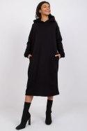 Sukienka Model RV-SK-7463.24X Black - Rue Paris Rue Paris Sukienka Model RV-SK-7463.24X Black - Rue Paris Rue Paris