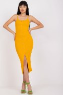 Sukienka Model RV-SK-7836.58P Light Orange - Rue Paris Rue Paris Sukienka Model RV-SK-7836.58P Light Orange - Rue Paris Rue Paris