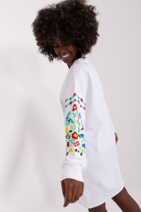 Sukienka Model RV-SK-8979.94P White - Rue Paris Rue Paris Sukienka Model RV-SK-8979.94P White - Rue Paris Rue Paris