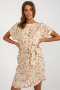 Sukienka Model WN-SK-661-1.18P Beige - Rue Paris Rue Paris Sukienka Model WN-SK-661-1.18P Beige - Rue Paris Rue Paris