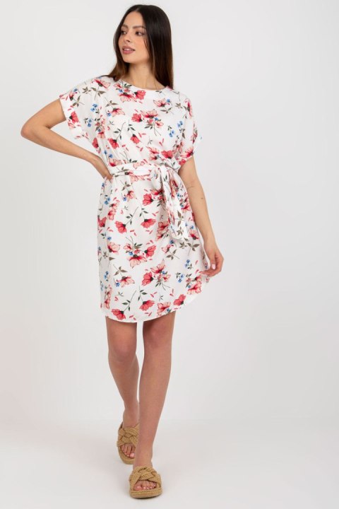 Sukienka Model WN-SK-661.71P White/Red - Rue Paris Rue Paris Sukienka Model WN-SK-661.71P White/Red - Rue Paris Rue Paris
