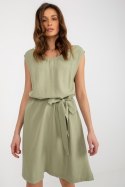 Sukienka Model WN-SK-VE38.32P Pistacja - Rue Paris Rue Paris Sukienka Model WN-SK-VE38.32P Pistacja - Rue Paris Rue Paris