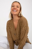 Sweter Damski Model LC-SW-8022.04P Dark Beige - Rue Paris Rue Paris Sweter Damski Model LC-SW-8022.04P Dark Beige - Rue Paris Rue Paris