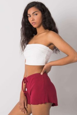 Szorty Damskie Model RV-SN-6628.95 Bordo - Rue Paris Rue Paris