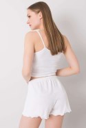 Szorty Damskie Model RV-SN-6628.95 White - Rue Paris Rue Paris Szorty Damskie Model RV-SN-6628.95 White - Rue Paris Rue Paris