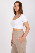 T-shirt Damski Model RV-TS-7537.52 White - Rue Paris Rue Paris T-shirt Damski Model RV-TS-7537.52 White - Rue Paris Rue Paris