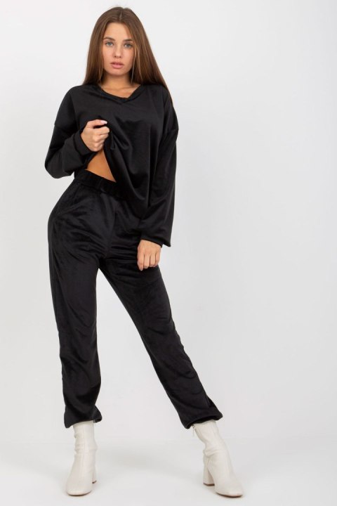 Bluza Damska Model RP-BZ-8188.64P Black - Rue Paris Rue Paris Bluza Damska Model RP-BZ-8188.64P Black - Rue Paris Rue Paris