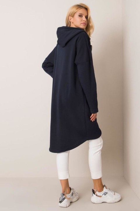 Bluza Damska Model RV-BL-4858-1.99P Navy - Rue Paris Rue Paris Bluza Damska Model RV-BL-4858-1.99P Navy - Rue Paris Rue Paris