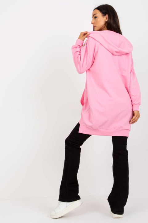Bluza Damska Model RV-BL-8057.53 Pink - Rue Paris Rue Paris Bluza Damska Model RV-BL-8057.53 Pink - Rue Paris Rue Paris