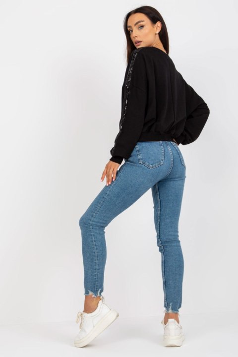 Bluza Damska Model RV-BL-8067.88 Black - Rue Paris Rue Paris Bluza Damska Model RV-BL-8067.88 Black - Rue Paris Rue Paris