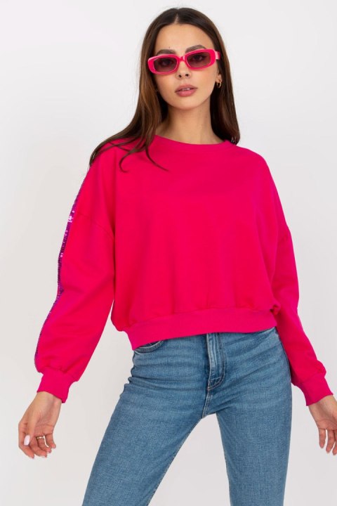 Bluza Damska Model RV-BL-8067.88 Fuksja - Rue Paris Rue Paris Bluza Damska Model RV-BL-8067.88 Fuksja - Rue Paris Rue Paris