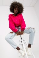 Bluza Damska Model RV-BL-8081.36P Fuksja - Rue Paris Rue Paris Bluza Damska Model RV-BL-8081.36P Fuksja - Rue Paris Rue Paris