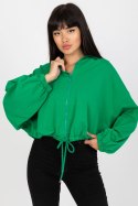 Bluza Damska Model RV-BL-8081.36P Green - Rue Paris Rue Paris Bluza Damska Model RV-BL-8081.36P Green - Rue Paris Rue Paris