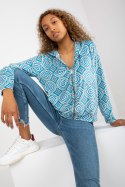 Bluza Damska Model RV-BL-8187.28 Light Blue - Rue Paris Rue Paris Bluza Damska Model RV-BL-8187.28 Light Blue - Rue Paris Rue Paris