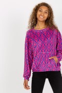 Bluza Damska Model RV-BL-8188.50 Pink - Rue Paris Rue Paris Bluza Damska Model RV-BL-8188.50 Pink - Rue Paris Rue Paris