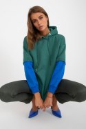 Bluza Damska Model RV-BL-8232.27X Dark Green - Rue Paris Rue Paris Bluza Damska Model RV-BL-8232.27X Dark Green - Rue Paris Rue Paris