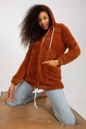 Bluza Damska Model RV-BL-8435.96P Light Brown - Rue Paris Rue Paris Bluza Damska Model RV-BL-8435.96P Light Brown - Rue Paris Rue Paris