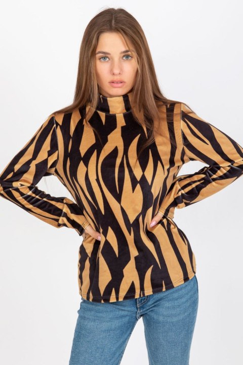 Bluzka Model RP-BZ-8187-1.02X Camel - Rue Paris Rue Paris