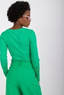 Bluzka Model RV-BZ-7532.29 Green - Rue Paris Rue Paris Bluzka Model RV-BZ-7532.29 Green - Rue Paris Rue Paris