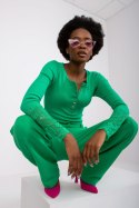 Bluzka Model RV-BZ-7532.29 Green - Rue Paris Rue Paris Bluzka Model RV-BZ-7532.29 Green - Rue Paris Rue Paris