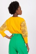 Bluzka Model RV-BZ-7551.19 Light Orange - Rue Paris Rue Paris Bluzka Model RV-BZ-7551.19 Light Orange - Rue Paris Rue Paris