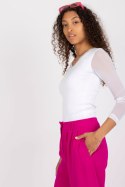 Bluzka Model RV-BZ-7839.88P White - Rue Paris Rue Paris Bluzka Model RV-BZ-7839.88P White - Rue Paris Rue Paris