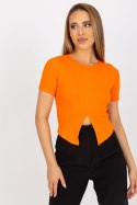 Bluzka Model RV-BZ-8004.62 Orange - Rue Paris Rue Paris Bluzka Model RV-BZ-8004.62 Orange - Rue Paris Rue Paris