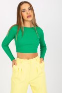 Bluzka Model RV-BZ-8010.82 Green - Rue Paris Rue Paris Bluzka Model RV-BZ-8010.82 Green - Rue Paris Rue Paris