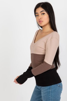 Bluzka Model RV-BZ-8429.31P Black/Beige - Rue Paris Rue Paris