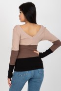 Bluzka Model RV-BZ-8429.31P Black/Beige - Rue Paris Rue Paris Bluzka Model RV-BZ-8429.31P Black/Beige - Rue Paris Rue Paris
