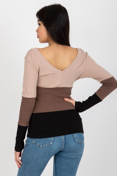 Bluzka Model RV-BZ-8429.31P Black/Beige - Rue Paris Rue Paris Bluzka Model RV-BZ-8429.31P Black/Beige - Rue Paris Rue Paris