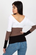 Bluzka Model RV-BZ-8429.35X White/Black - Rue Paris Rue Paris Bluzka Model RV-BZ-8429.35X White/Black - Rue Paris Rue Paris