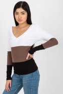 Bluzka Model RV-BZ-8429.35X White/Black - Rue Paris Rue Paris Bluzka Model RV-BZ-8429.35X White/Black - Rue Paris Rue Paris