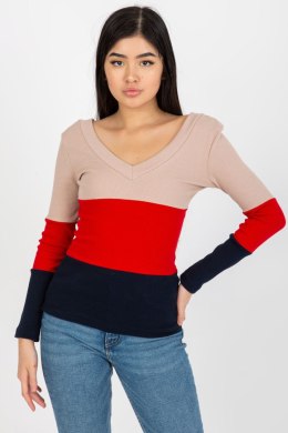 Bluzka Model RV-BZ-8429.41P Navy/Red - Rue Paris Rue Paris