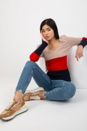 Bluzka Model RV-BZ-8429.41P Navy/Red - Rue Paris Rue Paris Bluzka Model RV-BZ-8429.41P Navy/Red - Rue Paris Rue Paris
