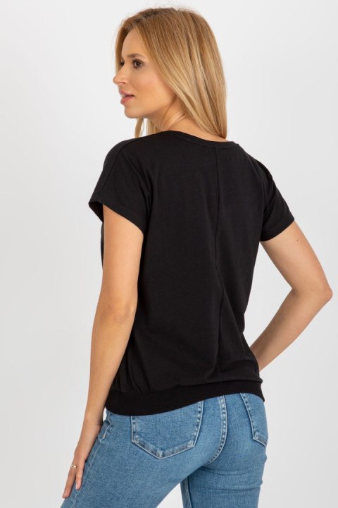 Bluzka Model RV-BZ-8918.68 Black - Rue Paris Rue Paris Bluzka Model RV-BZ-8918.68 Black - Rue Paris Rue Paris